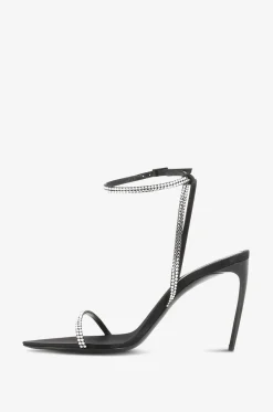 Absatzsandalen aus Satin und Strass Georgia 90