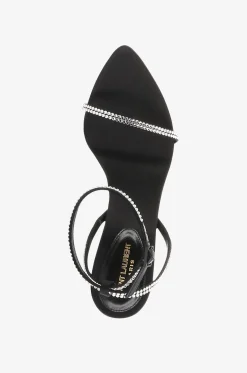Absatzsandalen aus Satin und Strass Georgia 90