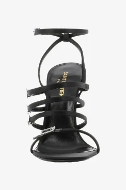 Absatzsandalen aus Satin und Kristallen Jerry 110