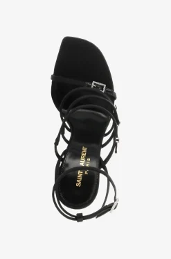 Absatzsandalen aus Satin und Kristallen Jerry 110