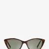 Acetat-Katzenaugensonnenbrille SL 775