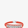 Armband aus Lurex und Silber mit Moissanit Buzios Neon Flash