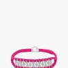 Armband aus Lurex und Silber mit Moissanit Buzios Rani
