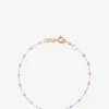 Armband aus Roségold und Harz Classique Gigi Lilac