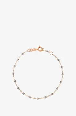Armband aus Roségold und Harz Classique Gigi Argent