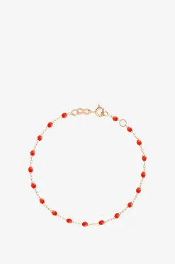 Armband aus Roségold und Harz Classique Gigi Corail