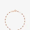 Armband aus Roségold und Harzperlen Classique Gigi Fauve