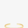 Armreif aus goldenem Metall Bangle