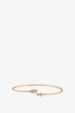 Armreif aus Roségold und Diamanten Le Fil de la Vie