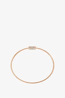 Armreif aus Roségold und Diamanten Le Fil de la Vie