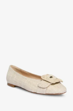 Ballerinas mit runder Kappe aus Tweed Eteo Dijon