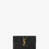 Brieftasche aus Grain de Poudre-Leder Cassandre Small