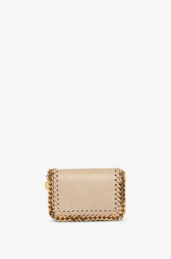 Brieftasche aus Kunstwildleder Falabella Shaggy Deer Small