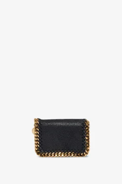Brieftasche aus Kunstwildleder Falabella Shaggy Deer Small