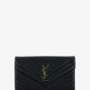 Brieftasche mit Kettengurt aus gestepptem Leder Cassandre