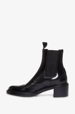 Chelseastiefeletten aus gebürstetem Leder Vincent 50