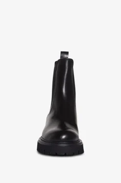 Chelsea-Stiefeletten aus Leder mit Profilsohle Worms Ranch