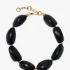 Choker-Halskette aus Glas und Steinen Lobos
