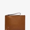 Clutch aus genarbtem Leder Chloé Spin