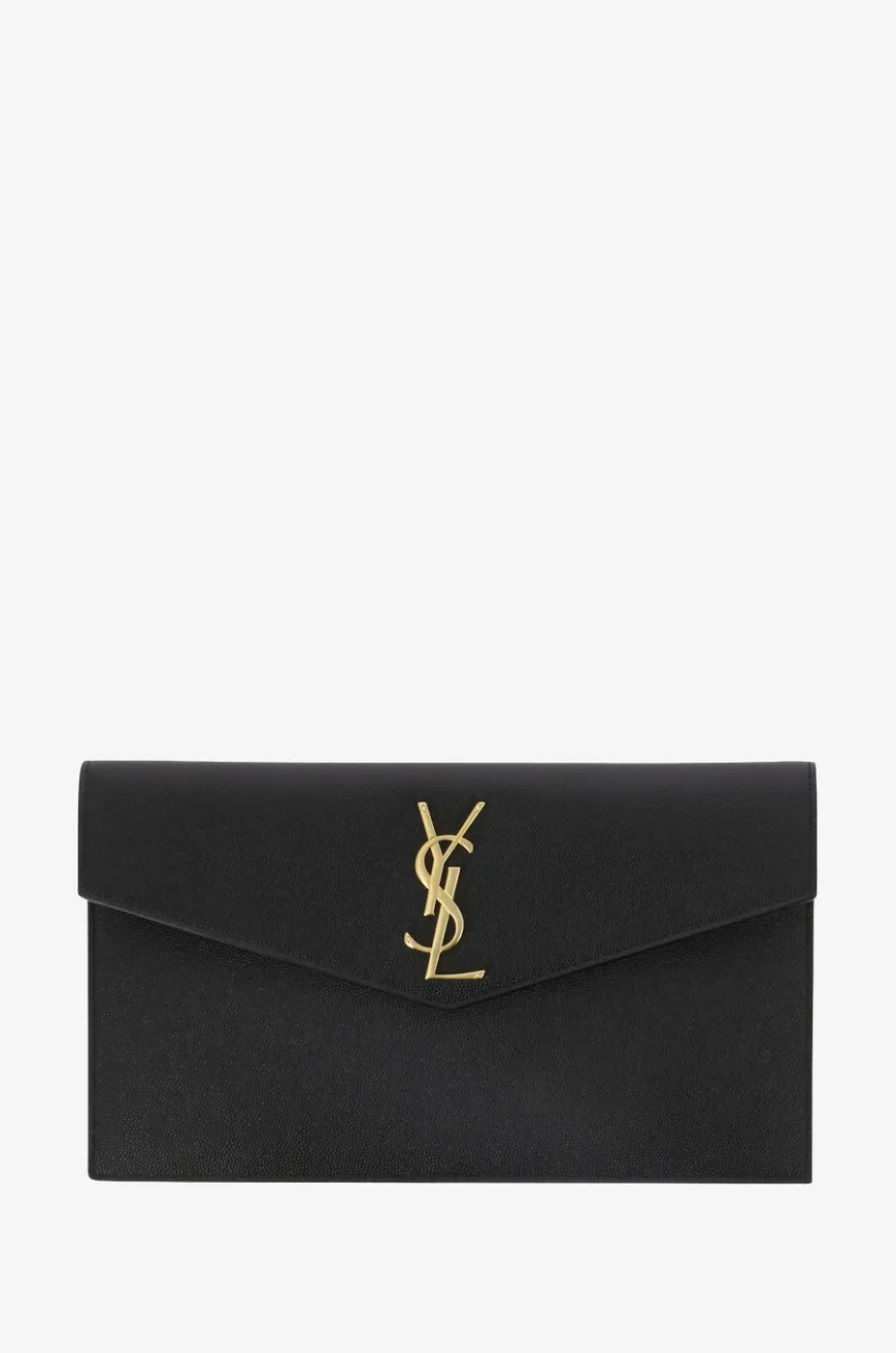 Clutch aus Grain de Poudre-Leder Uptown