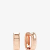 Creolen aus Roségold Allday Polished Huggies 4mm