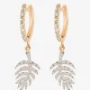 Creolen aus Roségold und Diamanten Palms