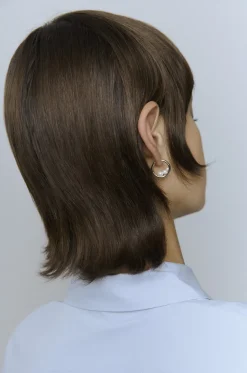 Creolen aus Silber mit Perlen Trio Pearl Hoops