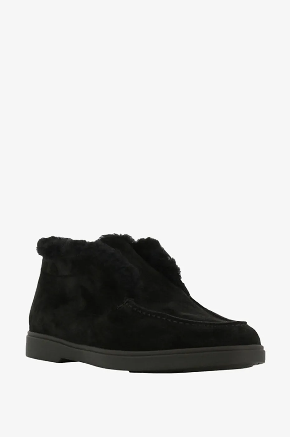 Desert Boots aus Wildleder und Shearling