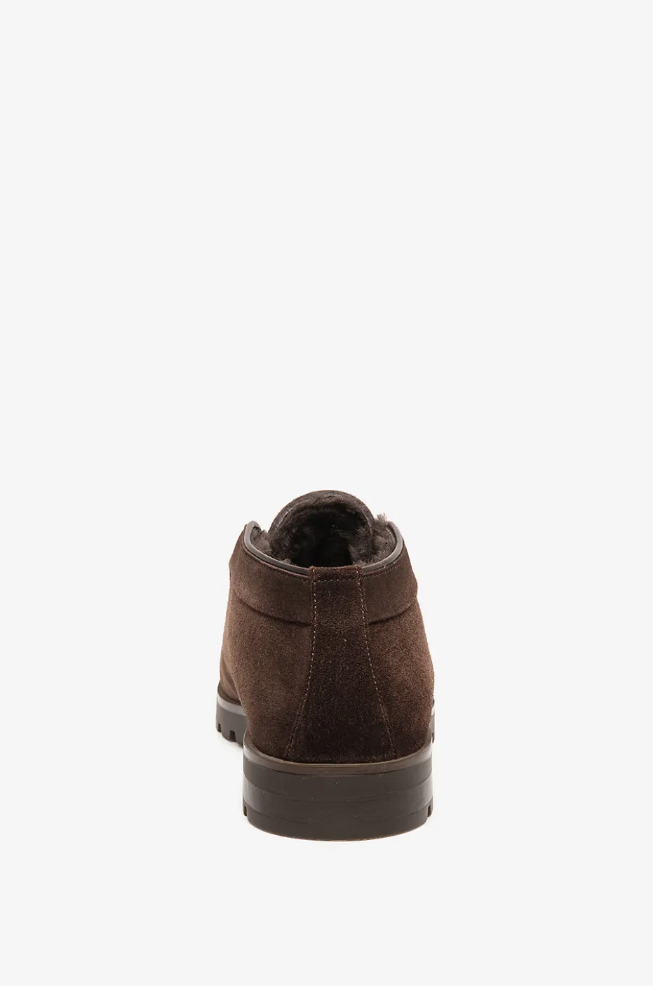 Desert Boots aus Wildleder und Shearling