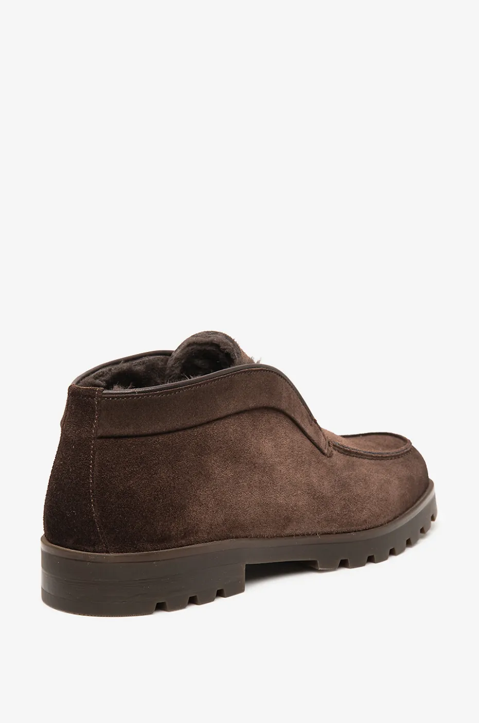 Desert Boots aus Wildleder und Shearling