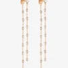 Diamant-Ohrringe aus Roségold und Harz Classique Gigi Dansantes