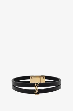 Doppeltes Lederarmband Cassandre
