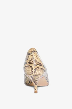D'Orsay-Pumps aus Leder in Python-Optik Alixane 60