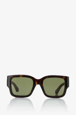 Dreifarbige quadratische Sonnenbrille GG