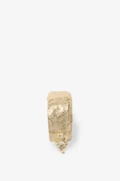 Einzelne Gelbgold-Creole mit Diamant Gaby N°1