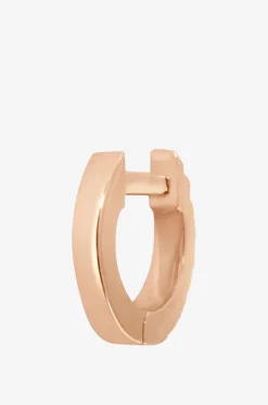 Einzelne Roségold- und Diamantcreole Mini Piercing Officiel XXS