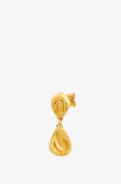 Einzelner goldener Ohrhänger Intemporelle