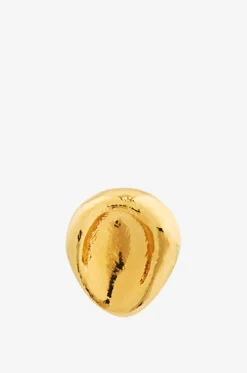 Einzelner goldener Ohrstecker Intemporelle