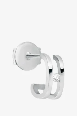 Einzelner Ohrring für links aus Weissgold und Diamant Charlie