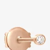 Einzelner Ohrstecker aus Roségold und Diamant One