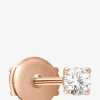 Einzelner Ohrstecker aus Roségold und Diamant Valentine