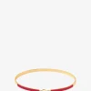 Emaillierter feiner Armreif Lily Rouge Salsa - 3 mm