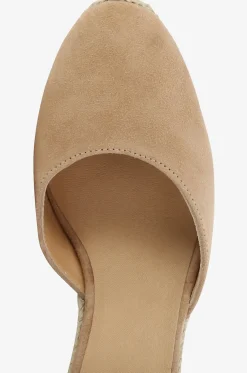 Espadrilles mit Absatz aus Wildleder Carina