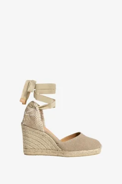 Espadrilles mit Keilabsatz aus Segeltuch Carina