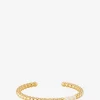 Feiner goldener emaillierter Armreif Lumi Pearl