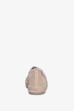 Flache Espadrilles aus ausgefranstem Canvas Kampala