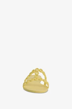 Flache Mules mit Kette Infinity Chain Jelly