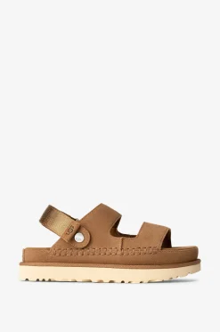 Flache Sandalen aus Leder Goldenstar