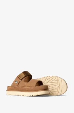 Flache Sandalen aus Leder Goldenstar