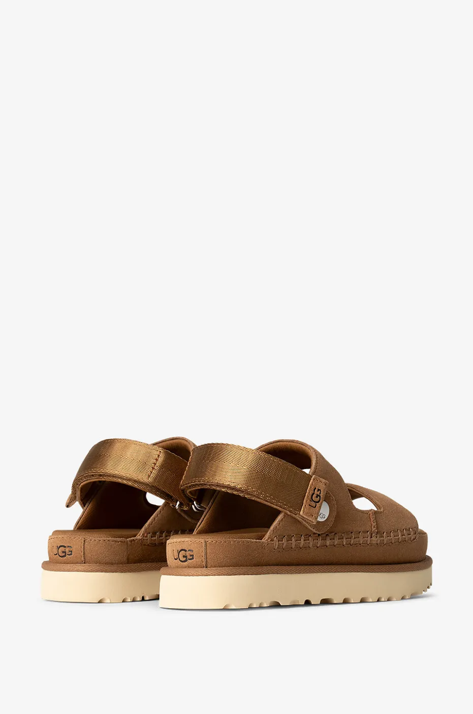 Flache Sandalen aus Leder Goldenstar